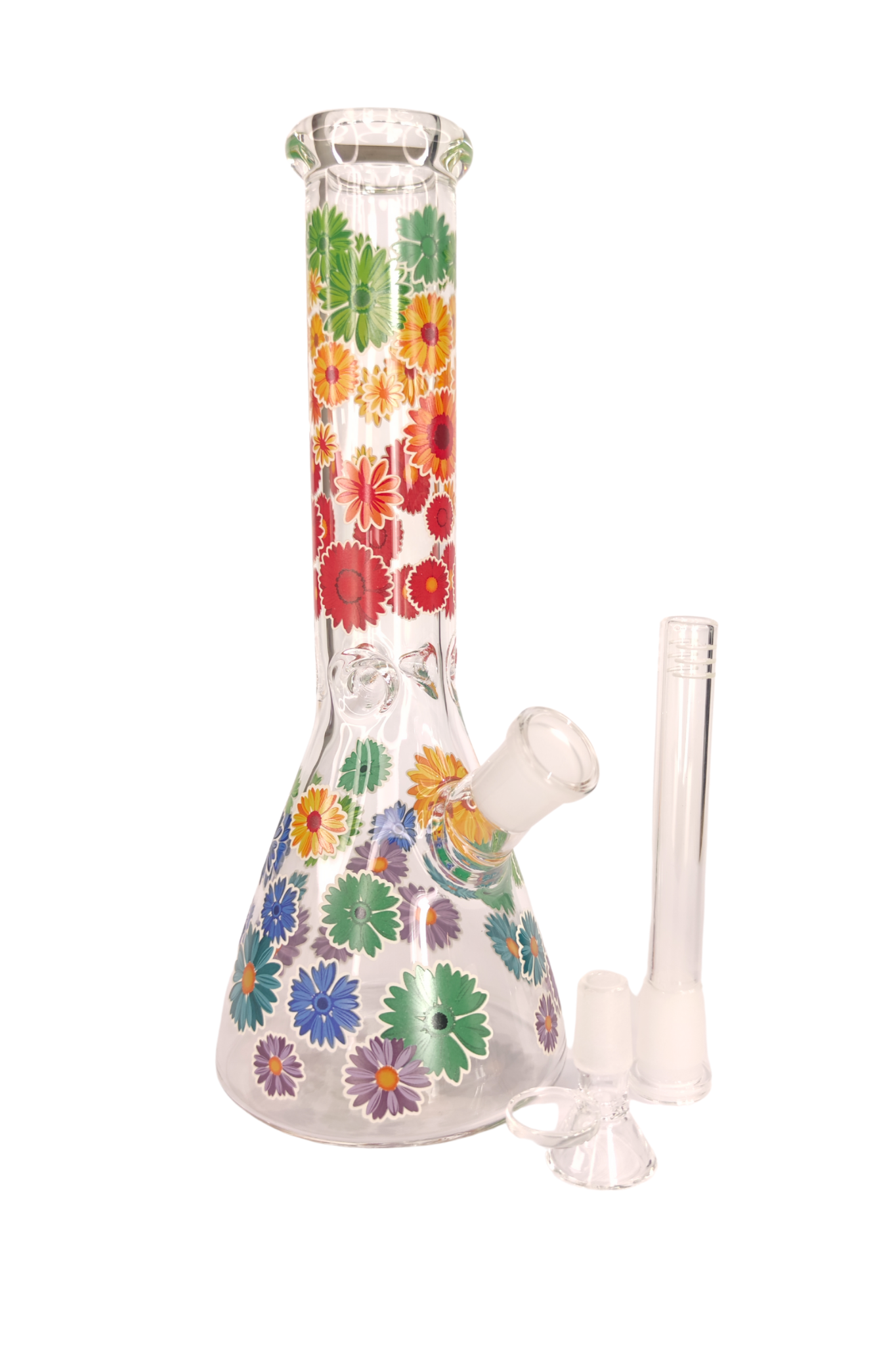 Bunte Blümchen Bong