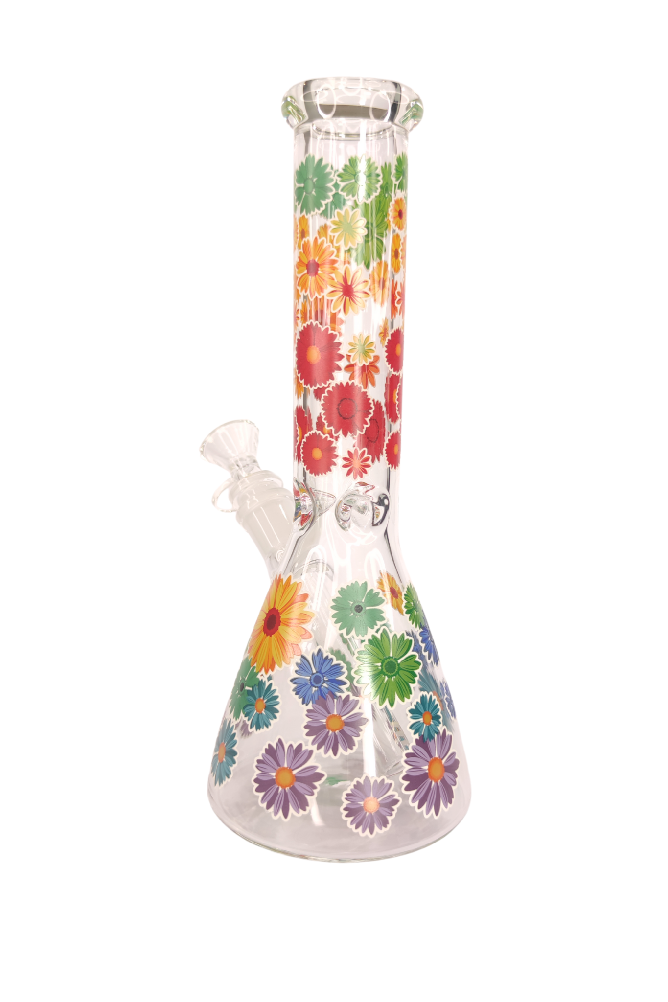 Bunte Blümchen Bong