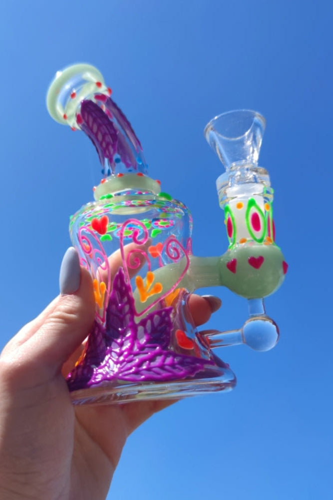 Mandala - Bong (Handbemalt)