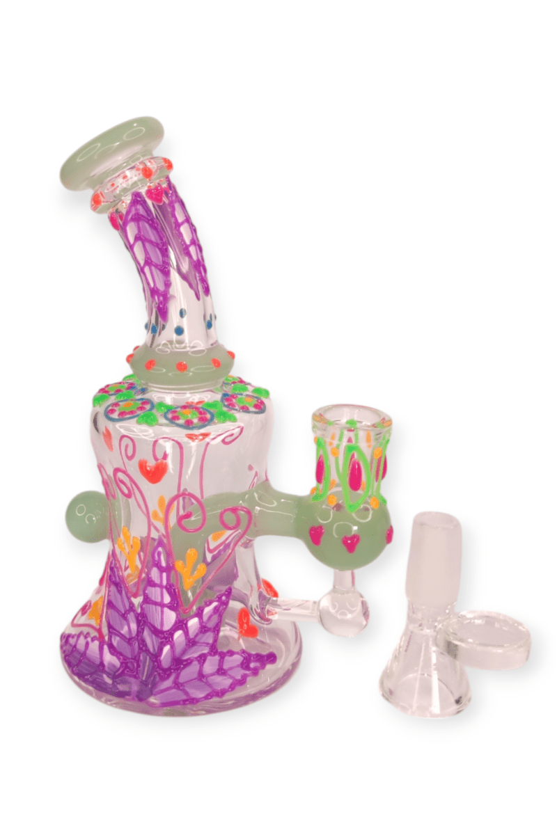 Mandala - Bong (Handbemalt)